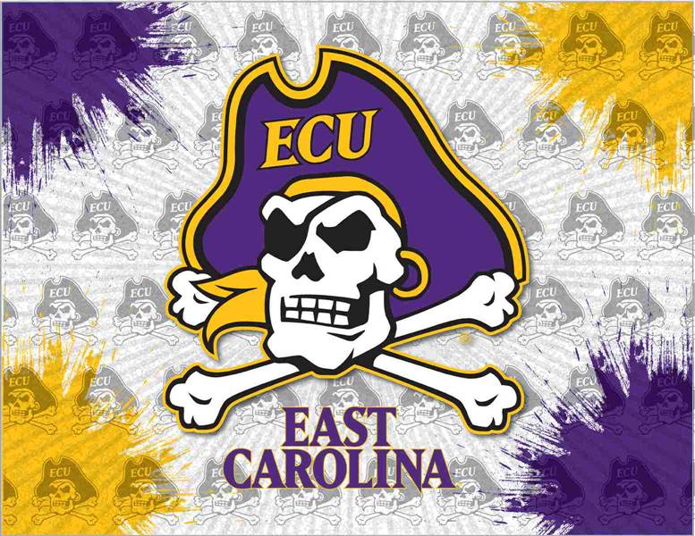 East Carolina University 24x32 Canvas Wall Art