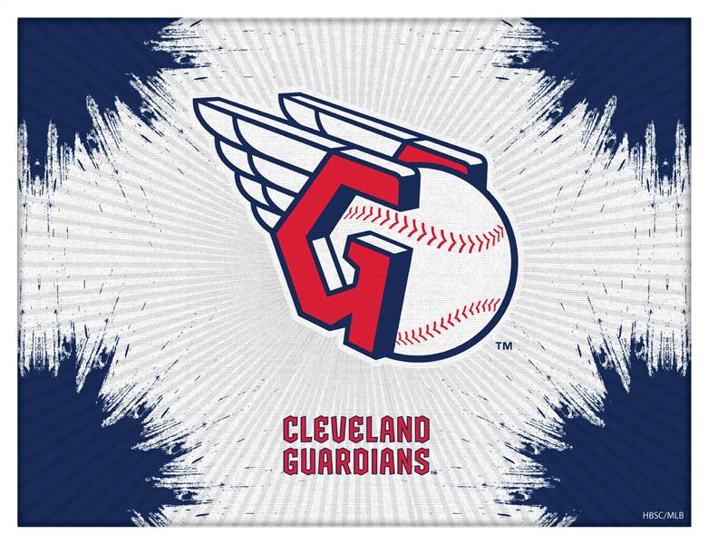 Cleveland Guardians 24 X 32 inch Canvas Wall Art