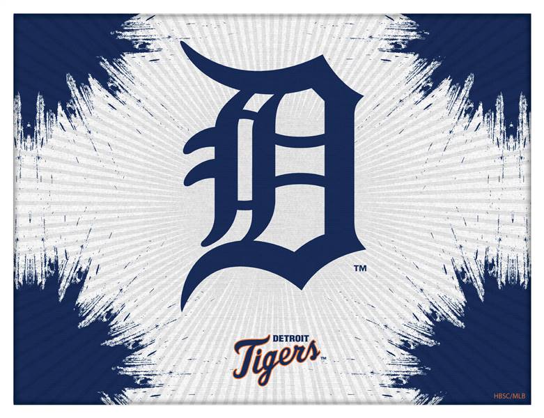 Detroit Tigers 24 X 32 inch Canvas Wall Art