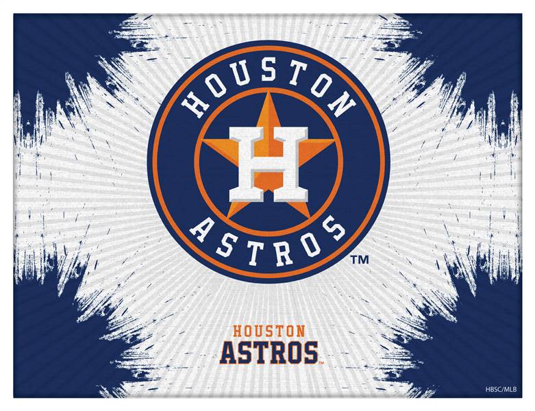Houston Astros 24 X 32 inch Canvas Wall Art