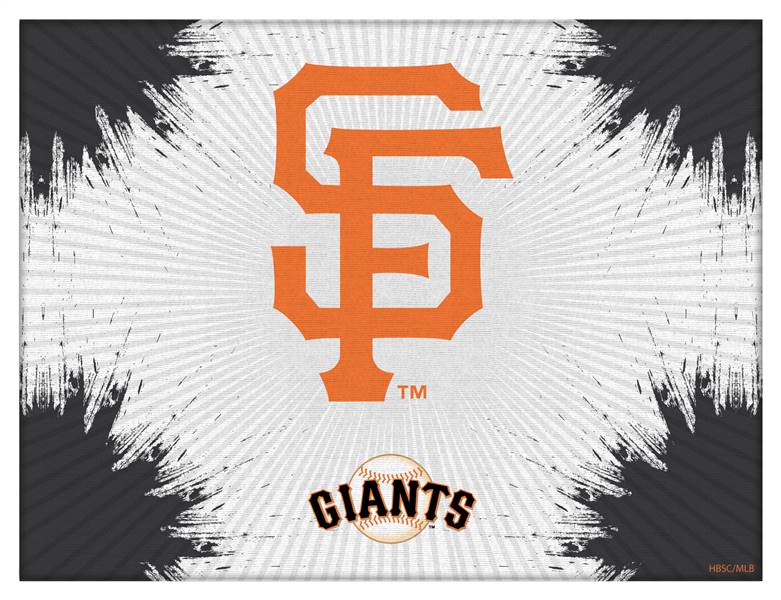 San Francisco Giants 24 X 32 inch Canvas Wall Art