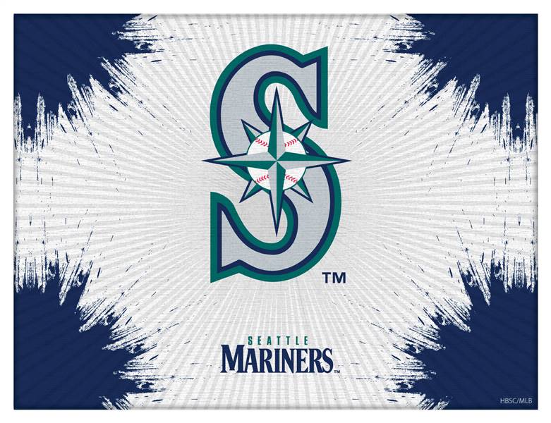 Seattle Mariners 24 X 32 inch Canvas Wall Art