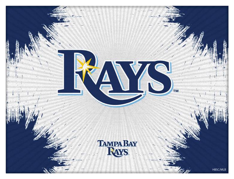 Tampa Bay Rays 24 X 32 inch Canvas Wall Art