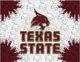 Texas State University 24x32 Canvas Wall Art