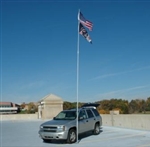 Flagpole To Go Fiberglass 28' with Tire Mount