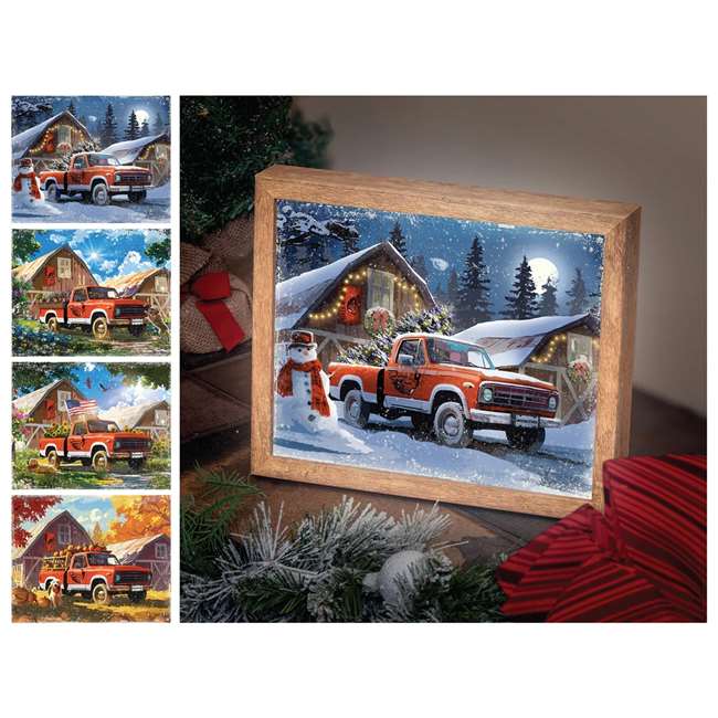 Oregon State Beavers Led Lite Box - Four Seasons  