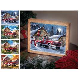 Wisconsin Badgers Led Lite Box - Four Seasons  