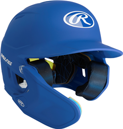 Rawlings MACH One-Tone Matte Helmet w/Adjustable Face Guard - Senior (MA07S) ROYAL Left Hand Batter