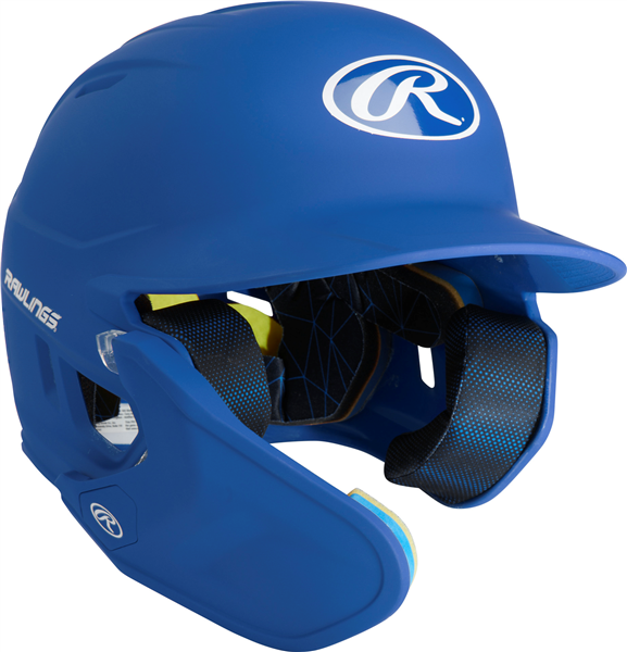 Rawlings MACH One-Tone Matte Helmet w/Adjustable Face Guard - Senior (MA07S) ROYAL Left Hand Batter
