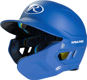 Rawlings MACH One-Tone Matte Helmet w/Adjustable Face Guard - Senior (MA07S) ROYAL Right Hand Batter