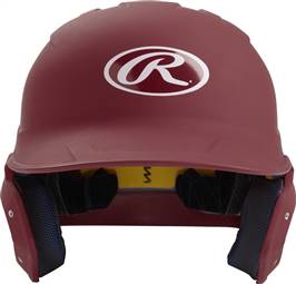 Rawlings Mach 1-Tone Helmet - Junior - Matte (MACHJR) MARRON 