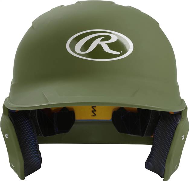Rawlings Mach 1-Tone Helmet - Junior - Matte (MACHJR) MILITARY GREEN 