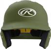 Rawlings Mach 1-Tone Helmet - Senior - Matte (MACHSR) MILITARY GREEN 