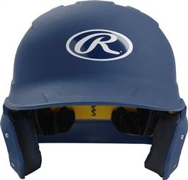 Rawlings Mach 1-Tone Helmet - Senior - Matte (MACHSR) NAVY 