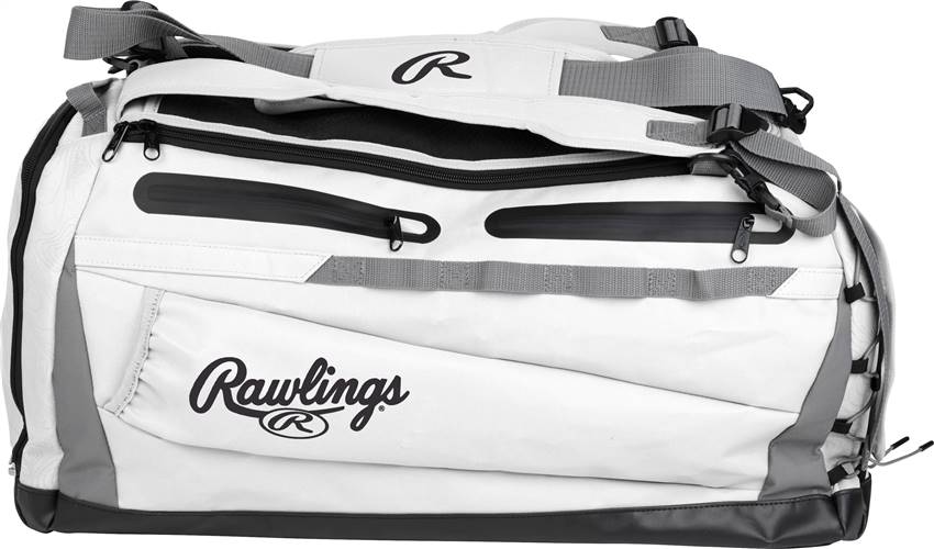 Rawlings MACH Baseball-Softball Duffle Bag (P-MACHDB) White 