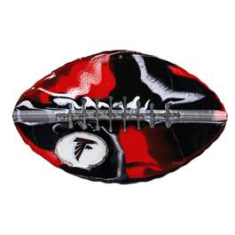 Atlanta Football Falcons Recycled Metal Football Wall Art