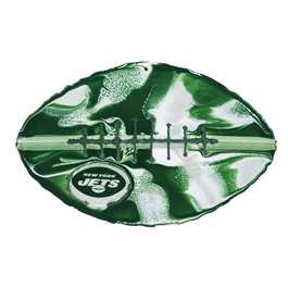 New York Football Jets Recycled Metal Football Wall Art