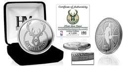 Milwaukee Bucks Silver Mint Coin  