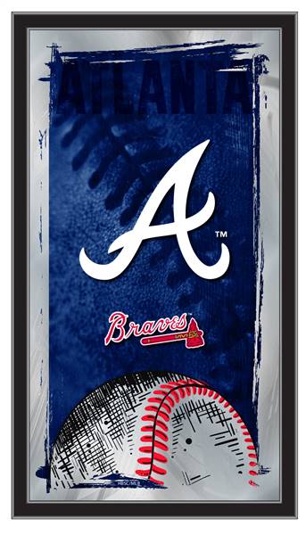 Atlanta Braves 15 x 26 inches Baseball Mirror