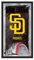San Diego Padres 15 x 26 inches Baseball Mirror