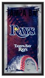 Tampa Bay Rays 15 x 26 inches Baseball Mirror