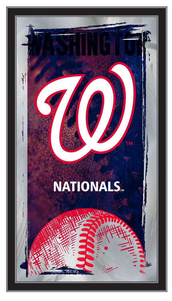Washington Nationals 15 x 26 inches Baseball Mirror