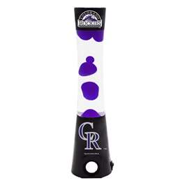 Colorado Rockies Magma Lava Lamp With Bluetooth Speaker  