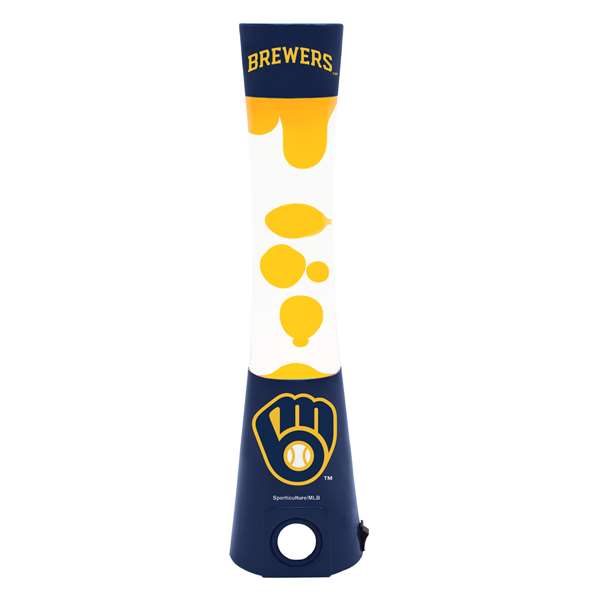 Milwaukee Brewers Magma Lava Lamp With Bluetooth Speaker
