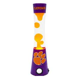 Clemson Tigers Magma Lava Lamp With Bluetooth Speaker  