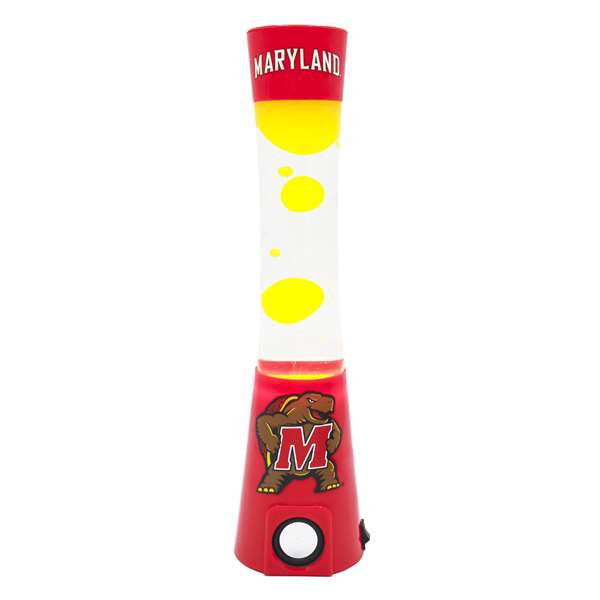 University of Maryland Terrapins Magma Lava Lamp With Bluetooth Speaker  