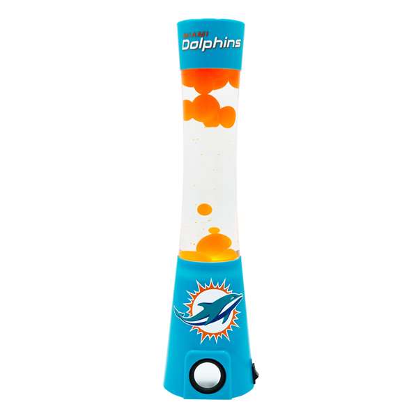 Miami Dolphins Magma Lava Lamp With Bluetooth Speaker  