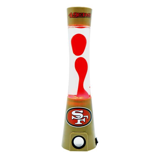 San Francisco 49ers Magma Lava Lamp With Bluetooth Speaker