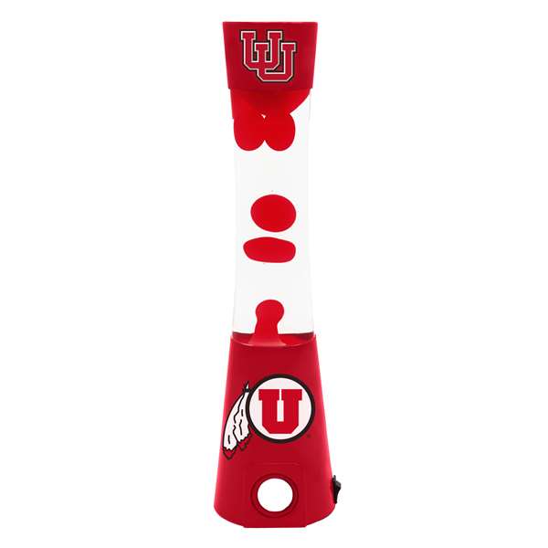 University of Utah Utes Magma Lava Lamp With Bluetooth Speaker  