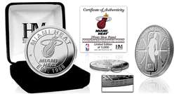 Miami Heat Silver Mint Coin  