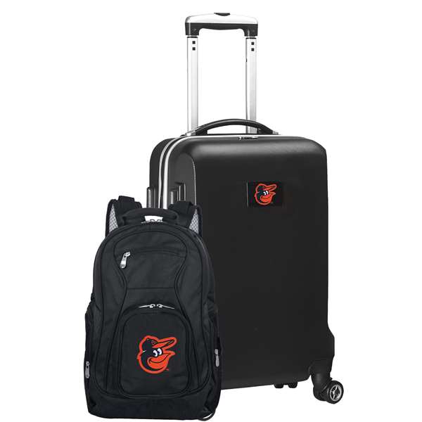 Baltimore Orioles  Deluxe 2 Piece Backpack & Carry-On Set L104