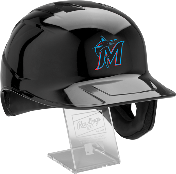 MIAMI MARLINS Rawlings Mach Pro Replica Baseball Helmet (MLBMR)  