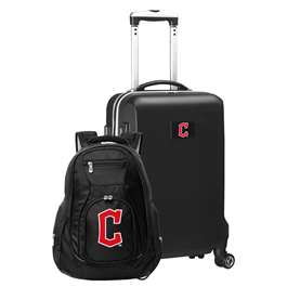 Cleveland Guardians  Deluxe 2 Piece Backpack & Carry-On Set L104