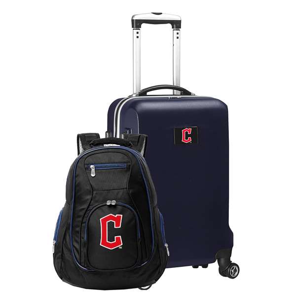 Cleveland Guardians  Deluxe 2 Piece Backpack & Carry-On Set L104