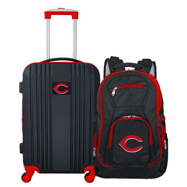 Cincinnati Reds  Premium 2-Piece Backpack & Carry-On Set L108
