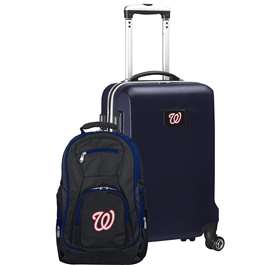 Washington Nationals  Deluxe 2 Piece Backpack & Carry-On Set L104
