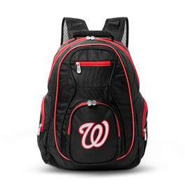 Washington Nationals  19" Premium Backpack W/ Colored Trim L708