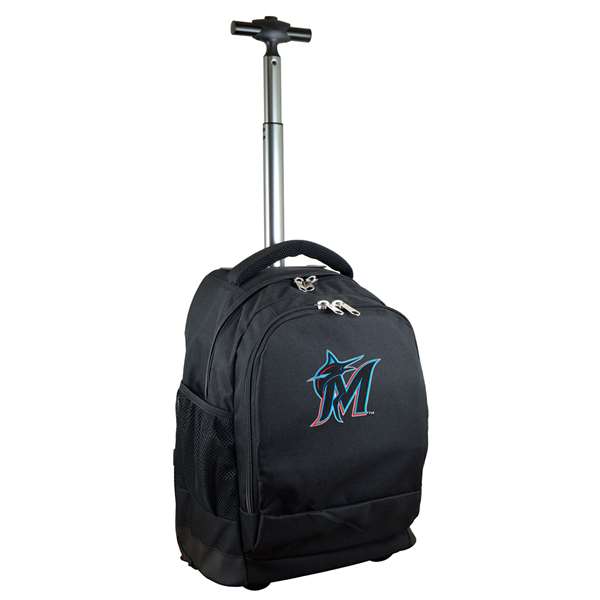 Miami Marlins  19" Premium Wheeled Backpack L780