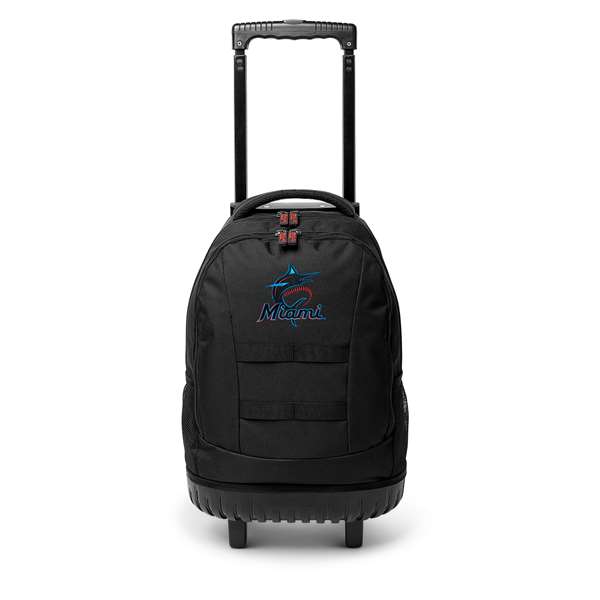 Miami Marlins  18" Wheeled Toolbag Backpack L912