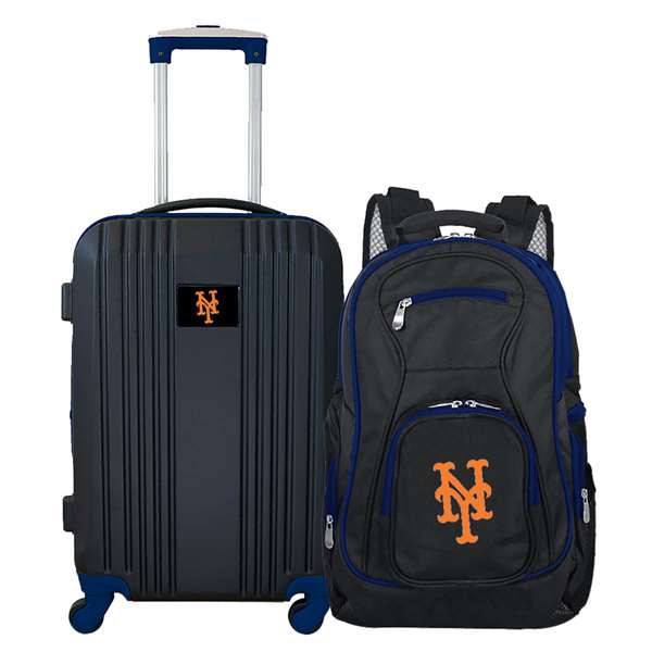 New York Mets  Premium 2-Piece Backpack & Carry-On Set L108
