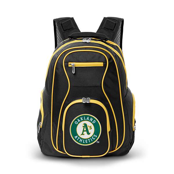 Oakland A's Athletics 19" Premium Backpack W/ Colored Trim L708