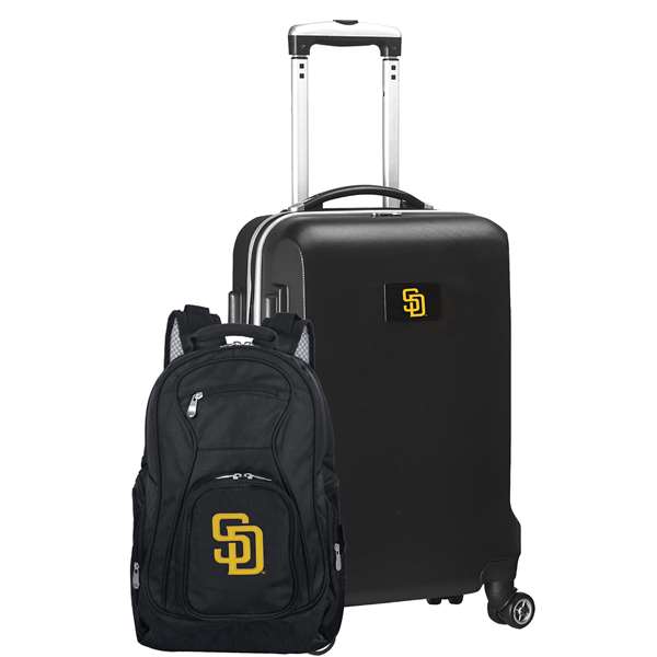 San Diego Padres  Deluxe 2 Piece Backpack & Carry-On Set L104