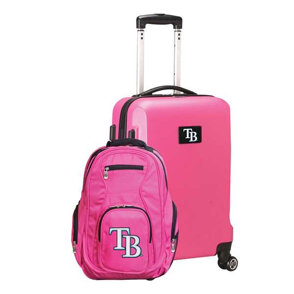 Tampa Bay Rays  Deluxe 2 Piece Backpack & Carry-On Set L104