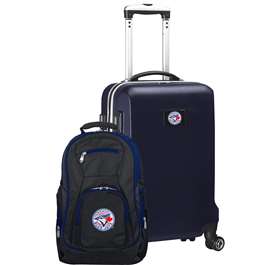 Toronto Blue Jays  Deluxe 2 Piece Backpack & Carry-On Set L104