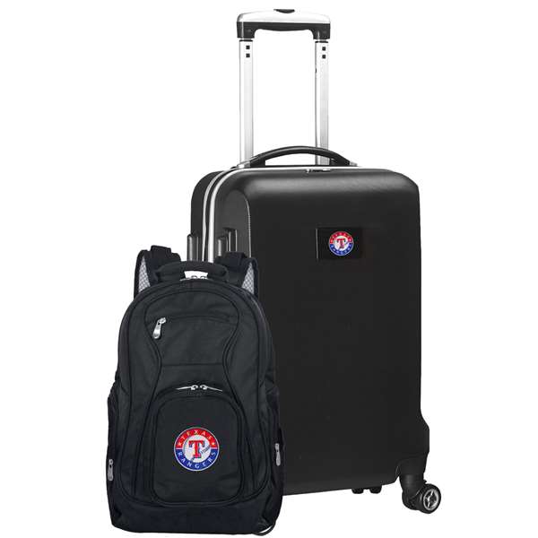 Texas Rangers  Deluxe 2 Piece Backpack & Carry-On Set L104