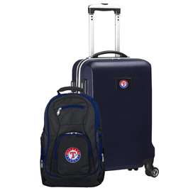 Texas Rangers  Deluxe 2 Piece Backpack & Carry-On Set L104